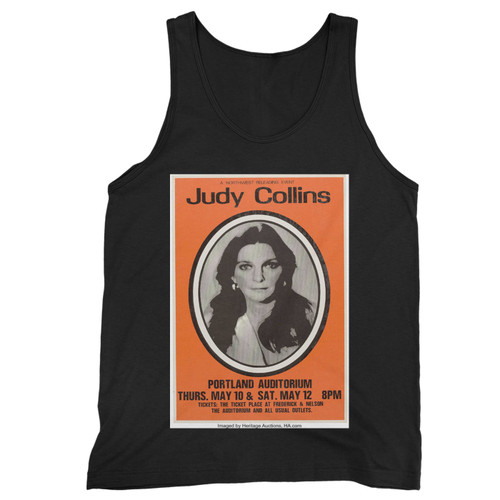 Judy Collins 1973 Portland Auditorium Concert  Tank Top