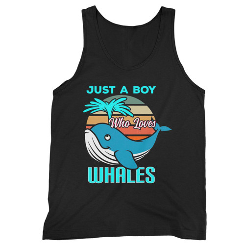 Just A Boy Who Loves Whales  Tank Top
