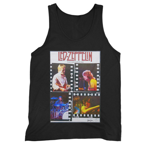 Led Zeppelin 1980 European Tour Concert  Tank Top