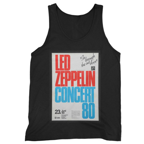 Led Zeppelin 1980 German Concert  Tank Top