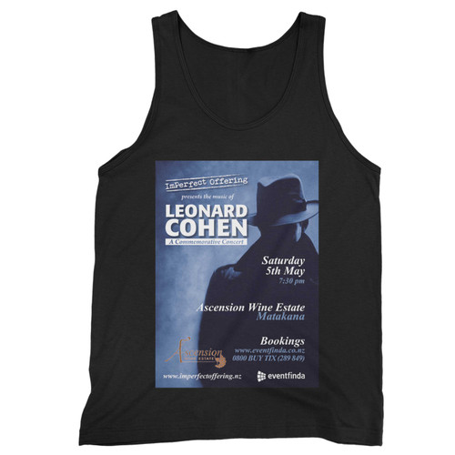 Leonard Cohen A Commemorative Concert  Tank Top