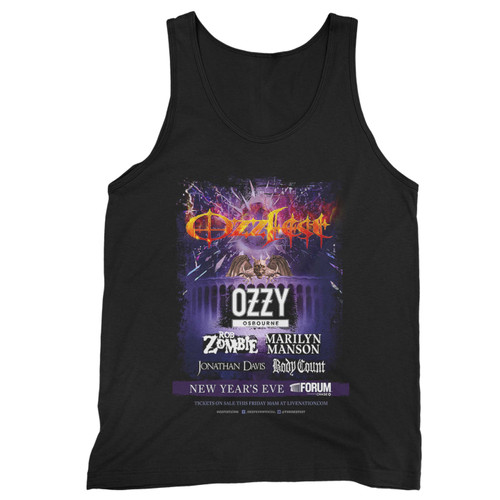 Ozzy Rob Zombie Marilyn Manson More To Play Ozzfest New Year'S Eve Show  Tank Top