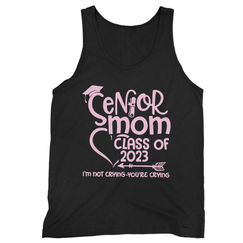 Senior Mom 2023 Leopard Graduation  Tank Top