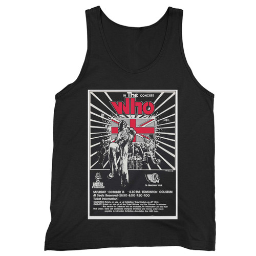 The Who In Concert Deluxe Art  Tank Top