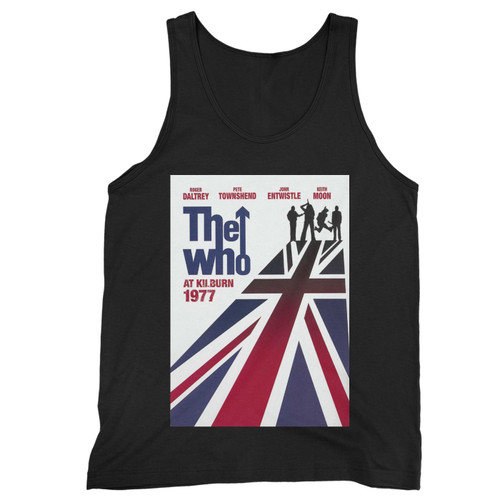 The Who Vintage Concert Iron On Transfer  Tank Top