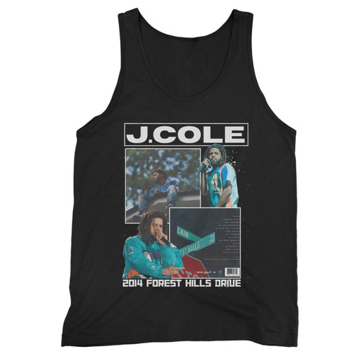 Vintage J Cole Rapper 90S 2015 Forest Hills Drive  Tank Top
