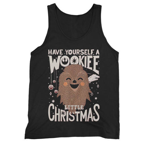 Wookiee Little Christmas Sketched  Tank Top