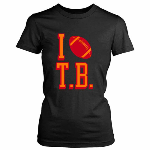 I Love Tb Football Tampa Bay Women's T-Shirt Tee