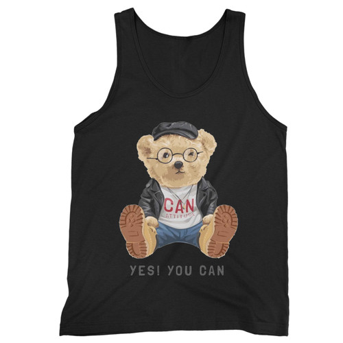 Yes! You Can Bear Slogans Cute  Tank Top