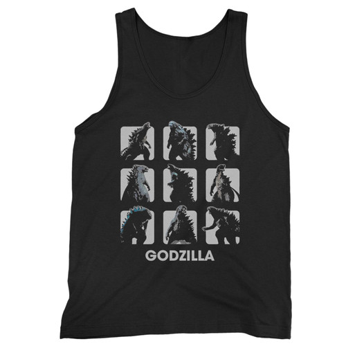 Godzilla Moods Box Up Funny 1  Tank Top