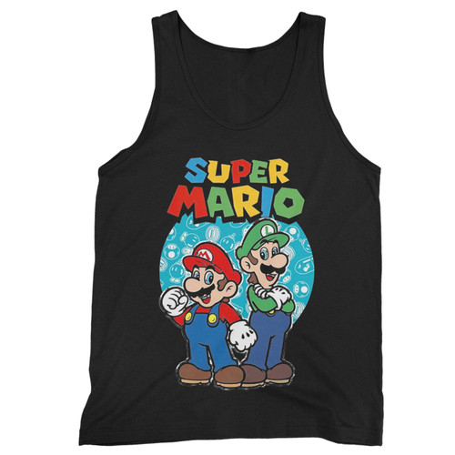 Nintendo Super Mario Luigi Mario 1  Tank Top