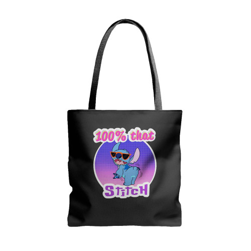 100% That Stitch Spirit  Tote Bags