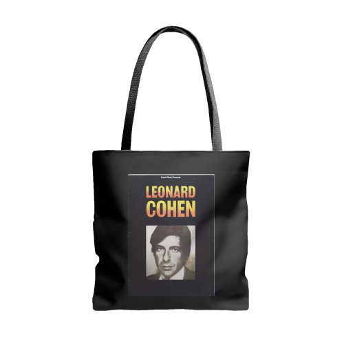 1974 Leonard Cohen Tour Program Doubles Down On Cover Art  Tote Bags  Tote Bags