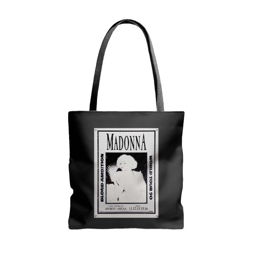 Authentic Vintage  Tote Bags Madonna Blond Ambition Tour  Tote Bags