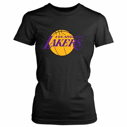 Sport Lakers Logo A Line Lakers Women's T-Shirt Tee