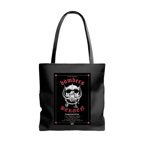 Bombers Lemmy Memorial Tour 2023 Enschede Metropool Netherlands  Tote Bags