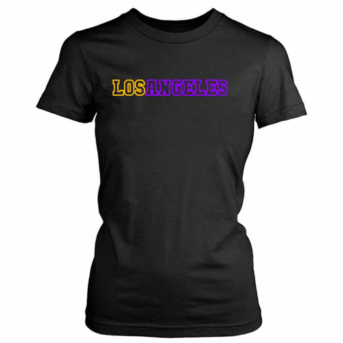 Los Angeles Logo Lakers Women's T-Shirt Tee