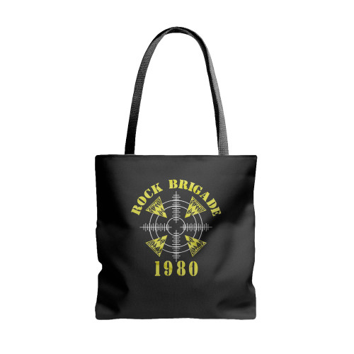 Def Leppard Rock Brigade  Tote Bags