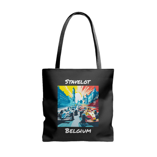 F1 Belgium Grand Prix Race Drive To Survive  Tote Bags