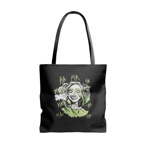 Harley Quinn Retro Oil Green 4S  Tote Bags
