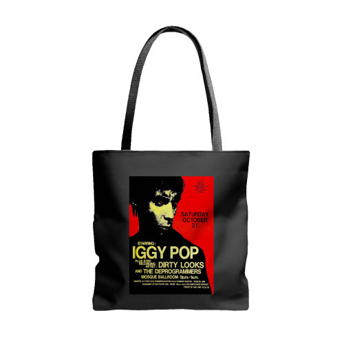 Iggy Pop Concert  Tote Bags