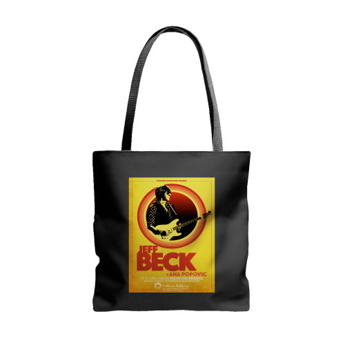 Jeff Beck Ana Popovic 2018 Madrid Spain Concert Tour  Tote Bags