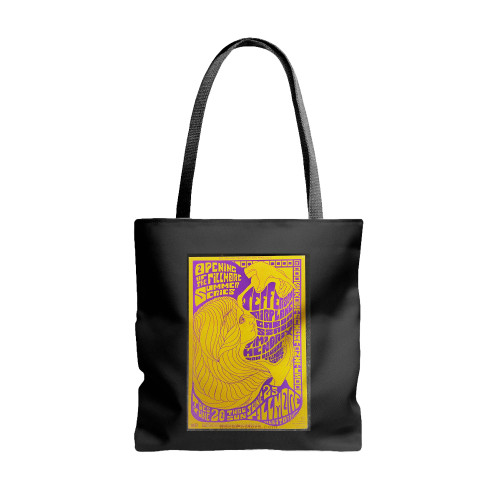 Jimi Hendrix Experience Jefferson Airplane 1967  Tote Bags