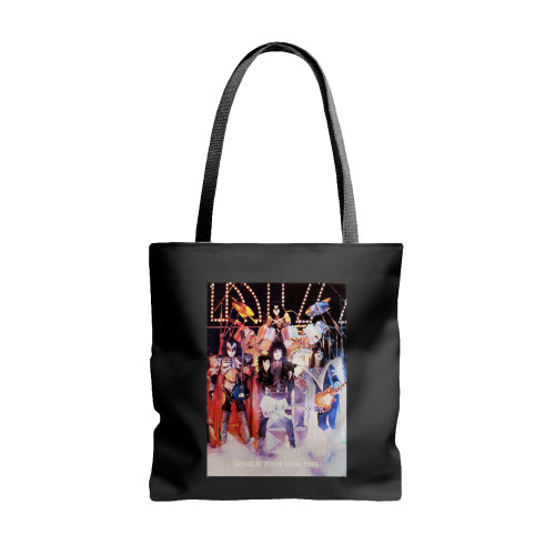 Kiss 19801981 World Tour Concert Programme Program  Tote Bags