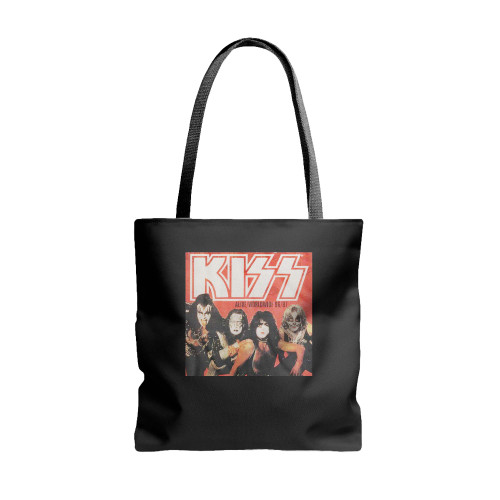 Kiss Alive Worldwide  Tote Bags