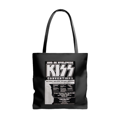 Kiss Vintage Concert From Hyatt Regency Phoenix  Tote Bags