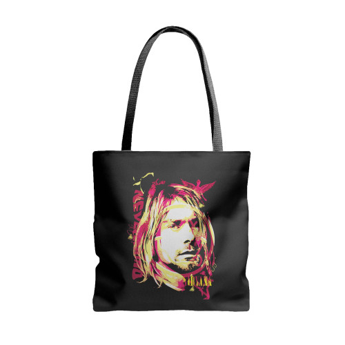 Kurt Cobain American  Tote Bags