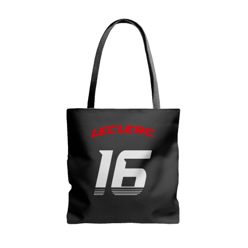 Leclerc 16 Formula One Racing  Tote Bags