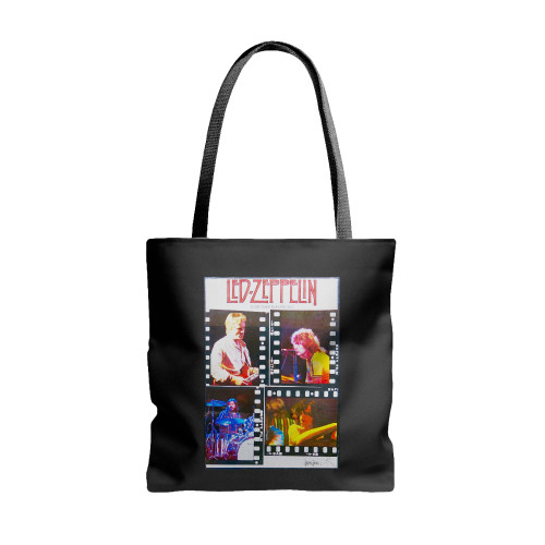 Led Zeppelin 1980 European Tour Concert  Tote Bags