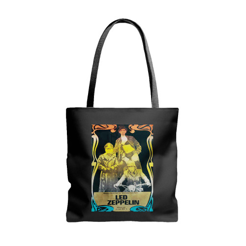 Led Zeppelin A Rare Concert  Tote Bags