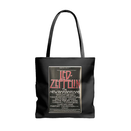 Led Zeppelin Knebworth Uk 1979 Reprint  Tote Bags
