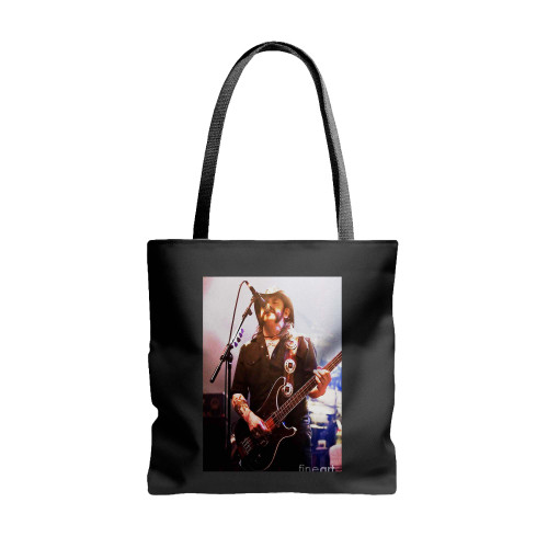 Lemmy Kilmister Motorhead 2009 Uk Live Concert S6  Tote Bags