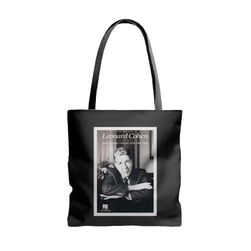 Leonard Cohen Sheet Music Collection 19672016  Tote Bags