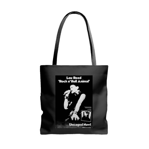 Lou Reed Rock N Roll Animal (1974) Live (1975)  Tote Bags