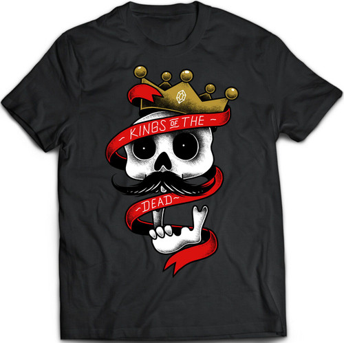 Kings Of The Dead Skull Man's T-Shirt Tee
