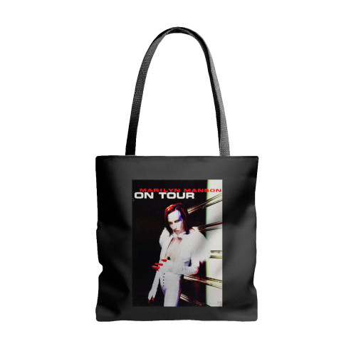 Marilyn Manson Vintage Concert  Tote Bags 1999  Tote Bags