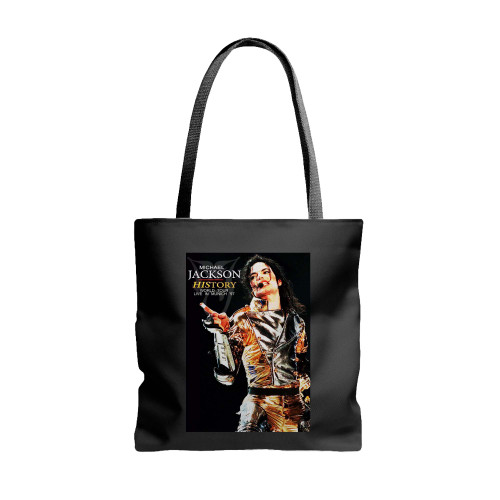 Michael Jackson History Tour Live In Munich (1997) Photo  Tote Bagss  Tote Bags