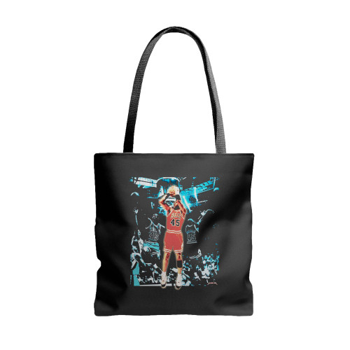Michael Jordan 45  Tote Bags