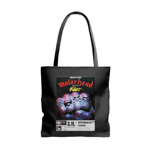 Motorhead (Lemmy Kilmister) Iron Fist 1982  Tote Bags  Tote Bags