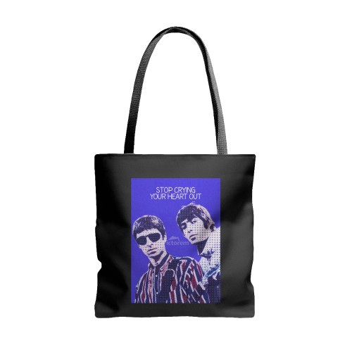 Stop Crying Your Heart Out Oasis Liam Gallagher Noel Gallagher  Tote Bags