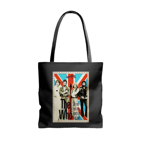 The Who Photo The Who Concert Roger Daltrey Pete  Tote Bags