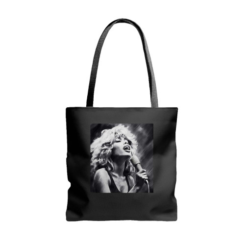 Tina Turner Grandma Vintage  Tote Bags