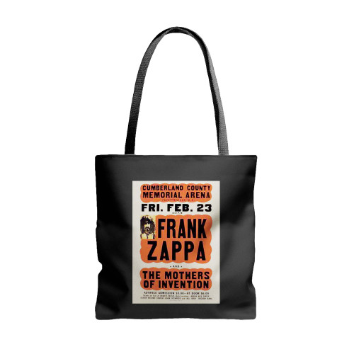 Vintage Frank Zappa Concert Event  Tote Bags