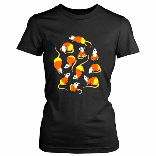 Candy Corn Rats Women's T-Shirt Tee