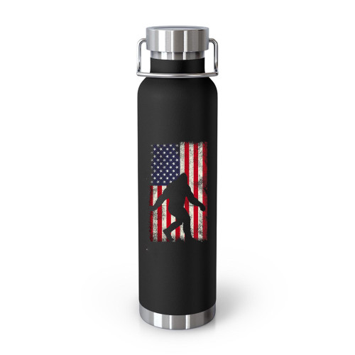 Bigfoot 4Th Of July American Flag Independence Day  Tumblr Bottle