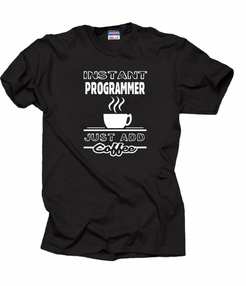 Instant Programmer Just Add Coffee Man's T-Shirt Tee